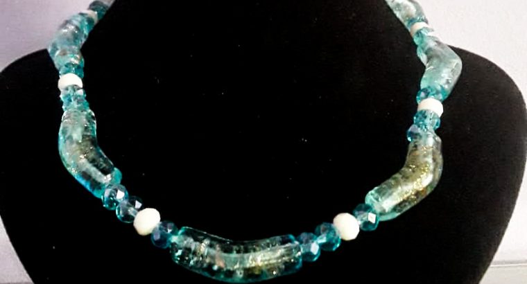 Glass Beaded Crystal Neckpieces