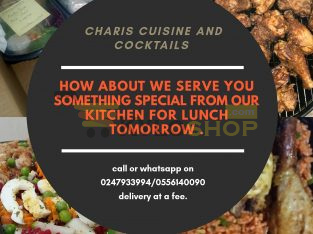 Homemade healthy dishes