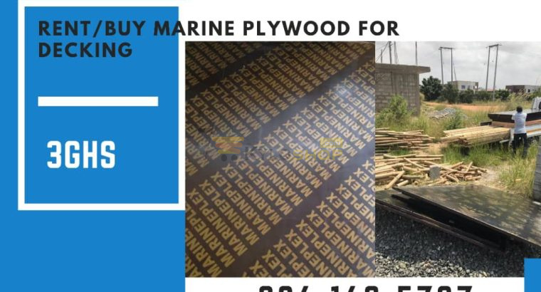 Rent Marine Plywood for Decking