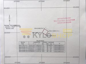 BAR CODED OR CADASTRAL PLAN PREPARATION