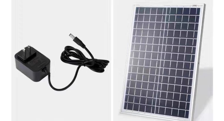 Solar Rechargeable Fan