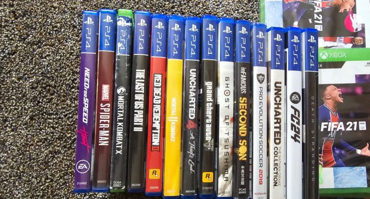 Ps5, Ps4, and XBox games available.
