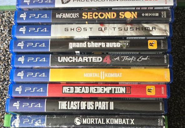 Ps5, Ps4, and XBox games available.