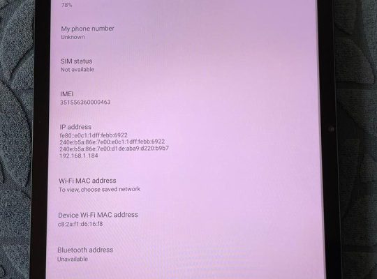 TLC Tablet LTE